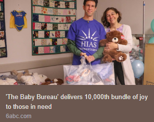 ‘The Baby Bureau’ delivers 10,000th bundle of joy to those in need